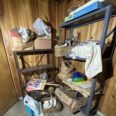 Sale Photo Thumbnail #119: Contents of Both Metal Shelves