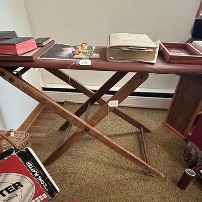 Sale Photo Thumbnail #99: Wooden Folding Ironing Board