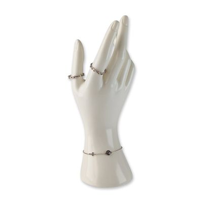 Sale Photo Thumbnail #170: 3pc Sterling Silver Cross and Swirl Motif Bracelet and Rings