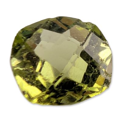Sale Photo Thumbnail #651: Yellowish-Green Modified Cushion Cut Peridot Gemstone