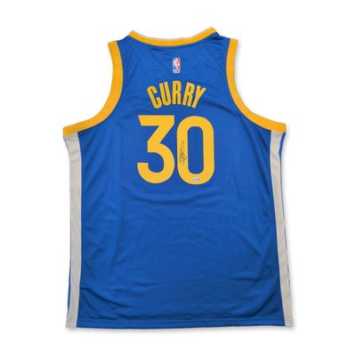 Sale Photo Thumbnail #222: Stephen Curry Signed Golden State Warriors Nike Swingman Jersey with COA
