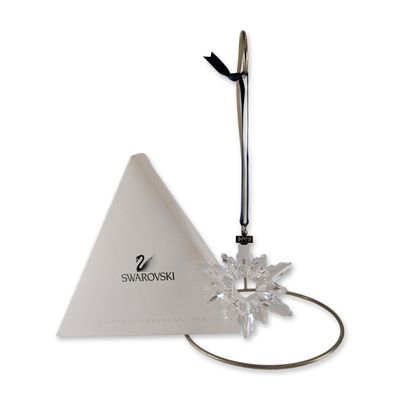 Sale Photo Thumbnail #514: Swarovski Crystal 1998 Annual Edition Snowflake Ornament