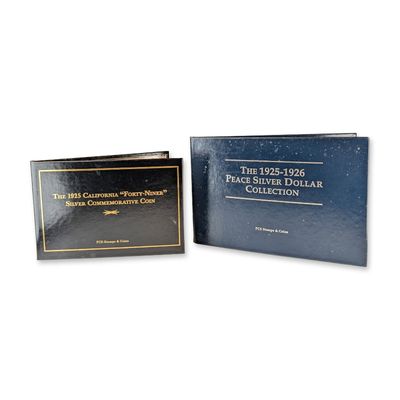 Sale Photo Thumbnail #693: 2pc 1925, 1926 US Peace Silver Dollars and Half Dollar Collection