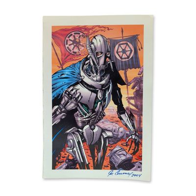Sale Photo Thumbnail #118: Joe Corroney Star Wars General Grievous Signed Art Offset Lithograph