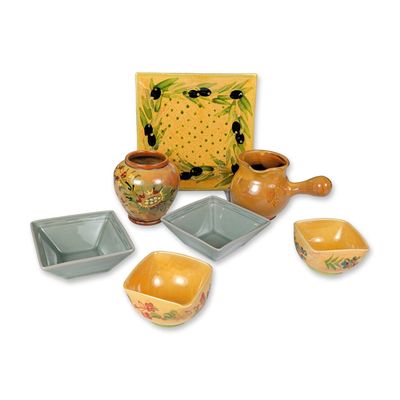 Sale Photo Thumbnail #583: 7pc Terre e Provence, Terraghja, and Contemporary Ceramic Tableware