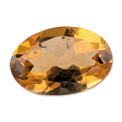 Sale Photo Thumbnail #423: Oval Faceted Golden Citrine Type Gemstone