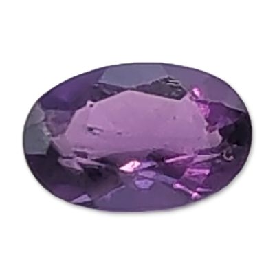 Sale Photo Thumbnail #181: Oval Faceted Purple Amethyst Gemstone