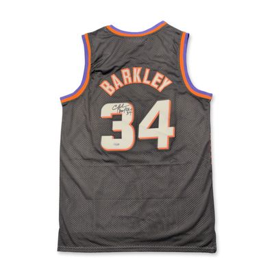 Sale Photo Thumbnail #224: Mitchell & Ness Charles Barkley Signed Phoenix Suns Jersey with COA