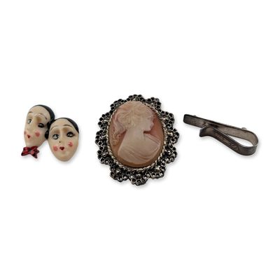 Sale Photo Thumbnail #402: 3pc Leonore Doskow and Other Sterling Silver Clip and Brooches