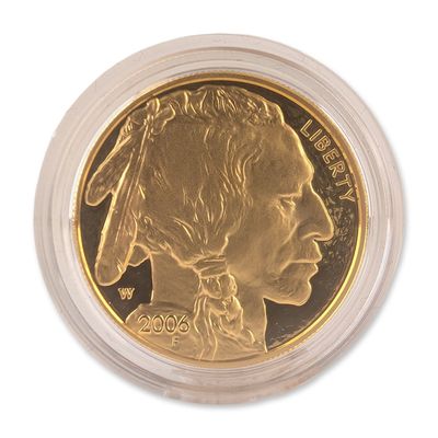 Sale Photo Thumbnail #246: 2006 W US American Buffalo Fifty-Dollar One Ounce Gold Proof Coin
