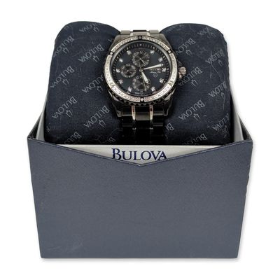 Sale Photo Thumbnail #158: Bulova Marine Star Ceramic and Stainless Steel Wristwatch