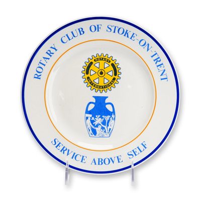 Sale Photo Thumbnail #313: Rotary Club of Stoke-on-Trent Commemorative Ceramic Plate