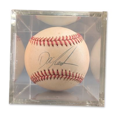 Sale Photo Thumbnail #466: Dwight Doc Gooden Autographed National League Baseball w/ COA