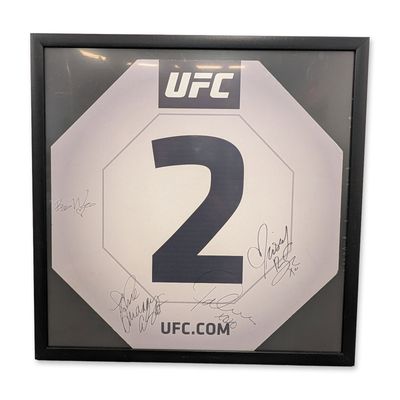 Sale Photo Thumbnail #669: Signed UFC Round 2 Octagon Card, Brittney Palmer, Arianny Celeste, and More