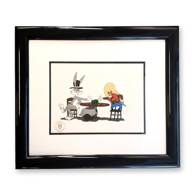 Sale Photo Thumbnail #237: Warner Bros. Looney Tunes Bugs Bunny and Yosemite Sam Loaded Hands Sericel