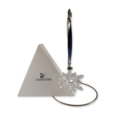 Sale Photo Thumbnail #508: Swarovski 1998 Christmas Ornament Annual Edition Snowflake Figurine