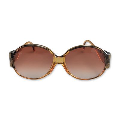 Sale Photo Thumbnail #451: Zeiss Marwitz West German Oversized Honey Acetate Sunglasses