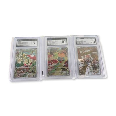 Sale Photo Thumbnail #484: 3pc CGC Graded Japanese Pokemon Art Rare Cards