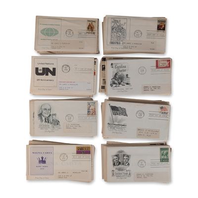Sale Photo Thumbnail #682: 168pc Collection of US First Day Covers, 1960s-1970s