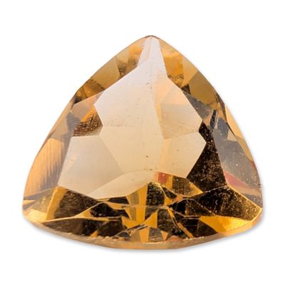 Sale Photo Thumbnail #419: Trillion Cut Yellow Citrine Gemstone
