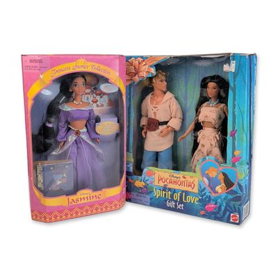 Sale Photo Thumbnail #532: Two Mattel Disney's Pocahontas Gift Set and Jasmine Dolls