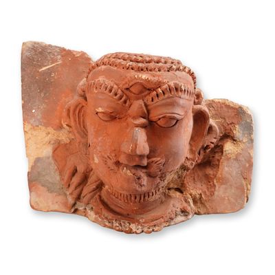 Sale Photo Thumbnail #613: Indian Terracotta Tile Fragment Head