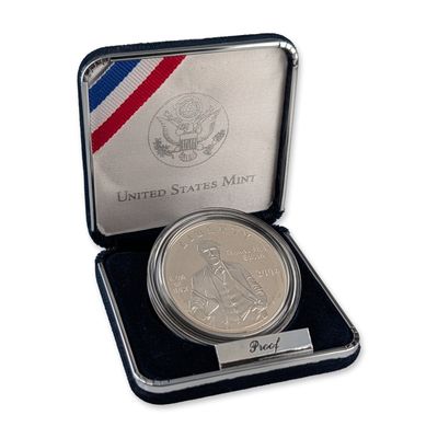 Sale Photo Thumbnail #498: 2004 US Thomas Alva Edison Proof Silver Dollar Commemorative Coin