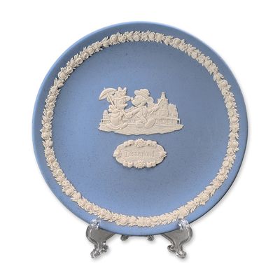Wedgwood Jasperware Mickey and Minnie Disneyland Limited Edition Plate