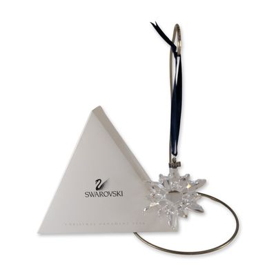 Sale Photo Thumbnail #512: Swarovski Crystal 1998 Annual Edition Snowflake Christmas Ornament