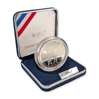 Sale Photo Thumbnail #499: 2004-P US Lewis and Clark Bicentennial Silver Dollar Proof Coin