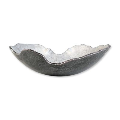 Sale Photo Thumbnail #284: Regina Medeiros Handcrafted Glass Mapa Centerpiece Bowl