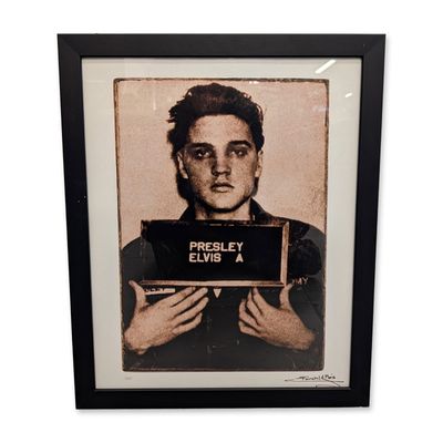 Sale Photo Thumbnail #348: Fairchild Paris Elvis Presley Mugshot Limited Edition Print
