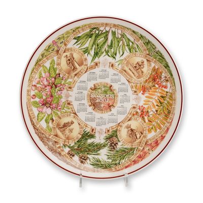 Sale Photo Thumbnail #309: Wedgwood 2002 Seasons Trees Calendar Plate