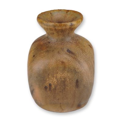 Sale Photo Thumbnail #546: Miniature Glazed Ceramic Bud Vase Studio Pottery