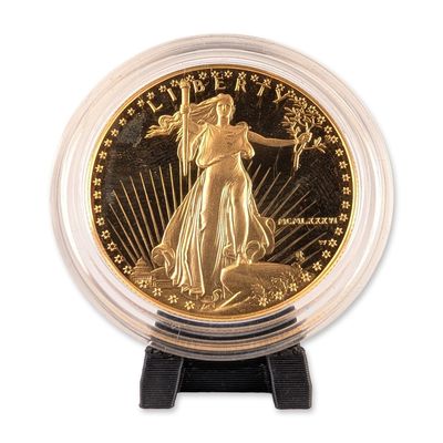 Sale Photo Thumbnail #241: 1986 US American Eagle Gold Fifty-Dollar One Ounce Proof Coin