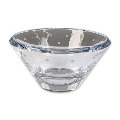 Sale Photo Thumbnail #286: Kate Spade for Lenox Larabee Dot Crystal Bowl