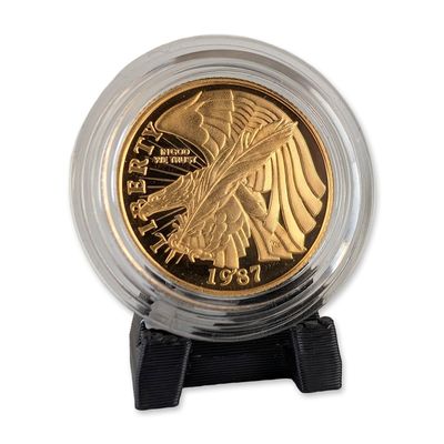 Sale Photo Thumbnail #249: US 1987-W Liberty Bicentennial Five-Dollar Gold Proof Coin