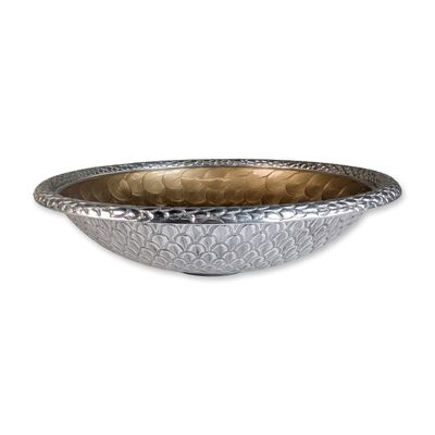 Sale Photo Thumbnail #572: Julia Knight Florentine Toffee Enameled Aluminum Bowl