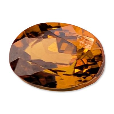 Sale Photo Thumbnail #447: Oval Modified Brilliant Cut Honey-Gold Loose Topaz Gemstone