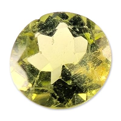 Sale Photo Thumbnail #650: Yellowish Green Round Faceted Loose Gemstone