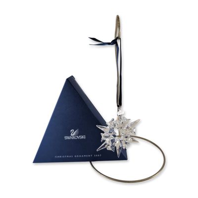 Sale Photo Thumbnail #275: Swarovski Crystal 2007 Annual Edition Christmas Ornament