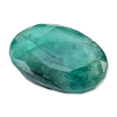 Sale Photo Thumbnail #636: Natural Oval Cut Loose Emerald Gemstone