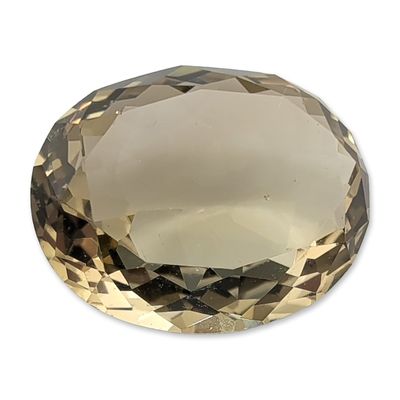 Sale Photo Thumbnail #415: Loose Oval Modified Brilliant Cut Champagne Quartz Gemstone