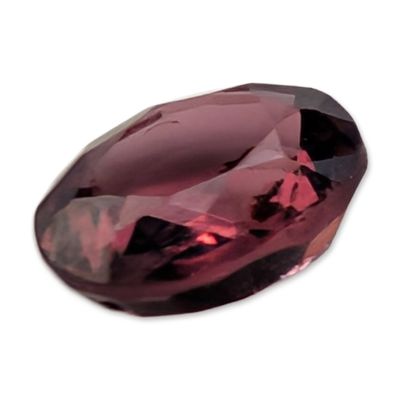 Sale Photo Thumbnail #208: Oval Faceted Purplish Red Spinel Gemstone