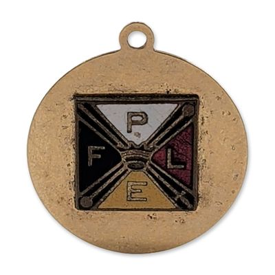Sale Photo Thumbnail #627: 14K Yellow Gold 1959 Pythian Sisters PLEF Award Pendant