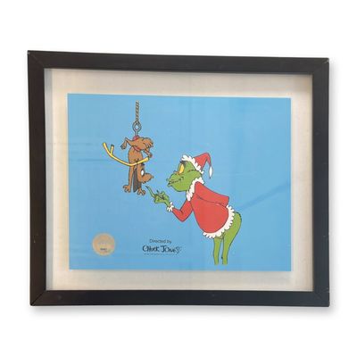 Chuck Jones How the Grinch Stole Christmas Framed Serigraph Cel