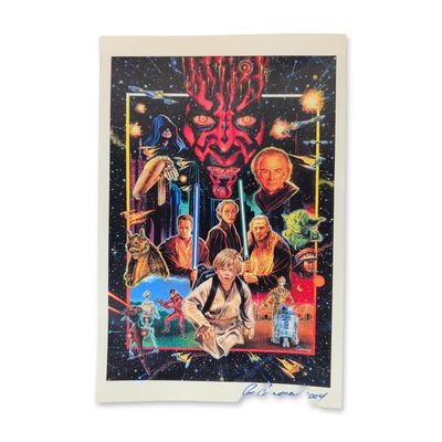 Sale Photo Thumbnail #117: Joe Corroney Signed Star Wars Art Offset Lithograph