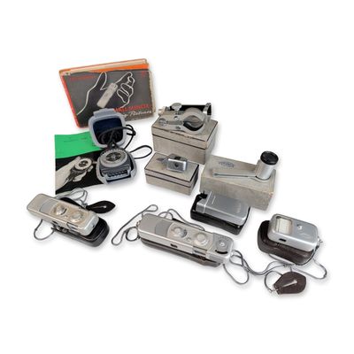 Sale Photo Thumbnail #362: 11pc Minox B Subminiature Spy Camera and Accessory Collection