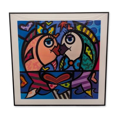 Sale Photo Thumbnail #601: Jozza (Brazilian, b. 1958) Love Is Everywhere 3D Lenticular Print