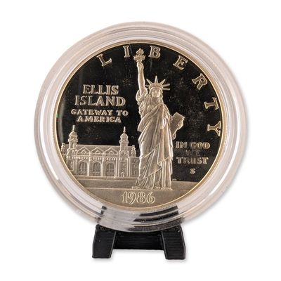 Sale Photo Thumbnail #495: 1986-S US Liberty Centennial Silver One Dollar Proof